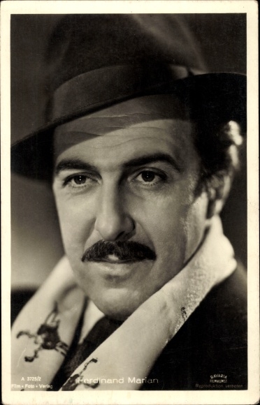 Postcard Actor Ferdinand Marian, portrait