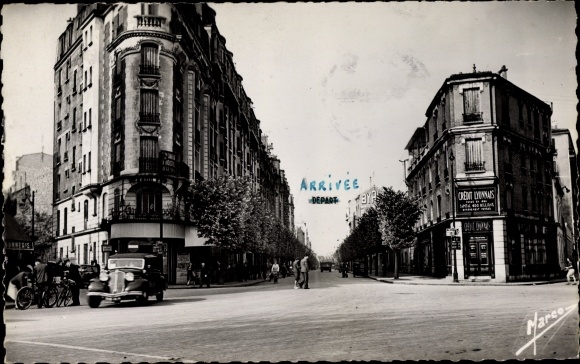 Ak Montreuil sous Bois Seine Saint Denis, Avenue Rouget de l'Isle