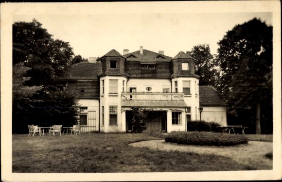 Postcard Neuglobsow Stechlin in the Oberhavel district, FDGB home Haus Hirschberg