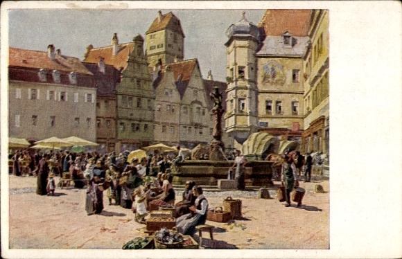 Künstler Ak Hey, Paul, Aus einer alten deutschen Stadt