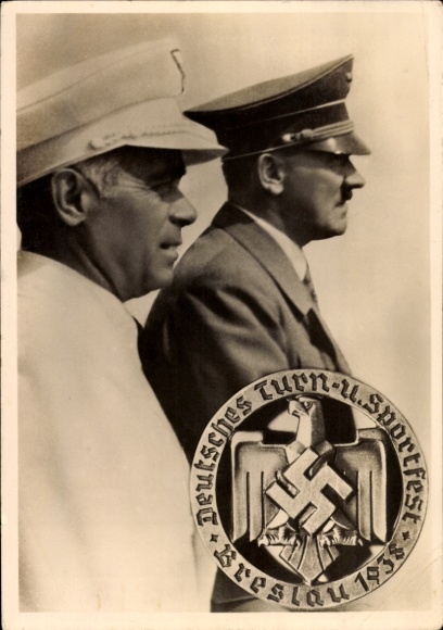 KP Wrocław Wrocław Wrocław, Niemiecki Festiwal Gimnastyki i Sportu 1938, przywódca Adolf Hitler