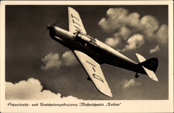 Ak Schnellreiseflugzeug, Umschulungsflugzeug Messerschmitt Taifun, D-IMTT