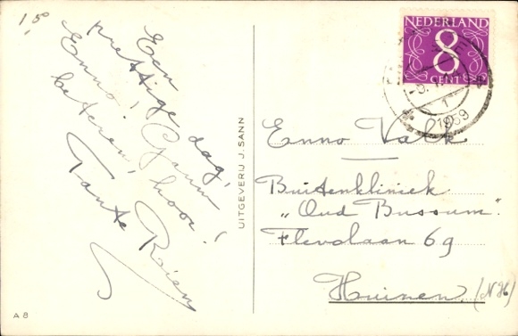 Postcard Happy Birthday, Boy Archery, Duck Steals the Arrow