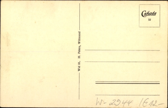 Postcard Wittmund in East Frisia, Hospital