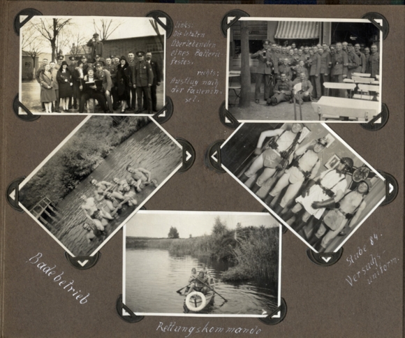 Photo album Militaria, Sport, Berlin, Handball, East Prussia, 1929-1933