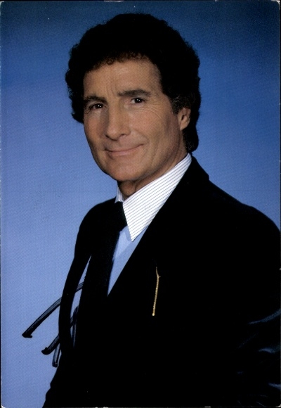 Postcard actor and singer Freddy Quinn, portrait, autograph