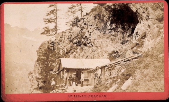 Visiting card Chamonix Mont Blanc Haute Savoie, Le Chapeau