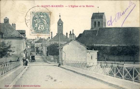 KP Saint Mammès Seine et Marne, kościół, Mairie