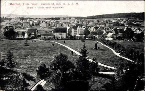 9 alte Ak Oberhof im Thüringer Wald, diverse Ansichten