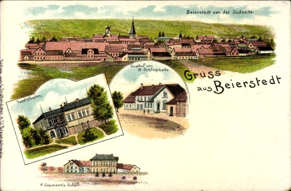 lito Beierstedt Dolna Saksonia, Ogród Wasela, Zajazd W. Schliephake, Zagroda F. Siemann