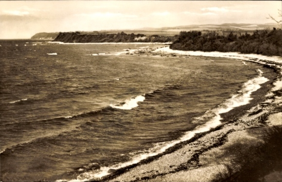 Postcard Glowe on Rügen, shore