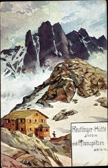 KP Silbertal Vorarlberg, Reutlinger Hütte z Pflunspitzen