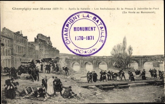 KP Champigny sur Marne Val de Marne, Po bitwie, Karetki pogotowia