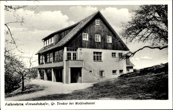 Ak Large dacht in Nedersaksen, Falkenheim vriendschap