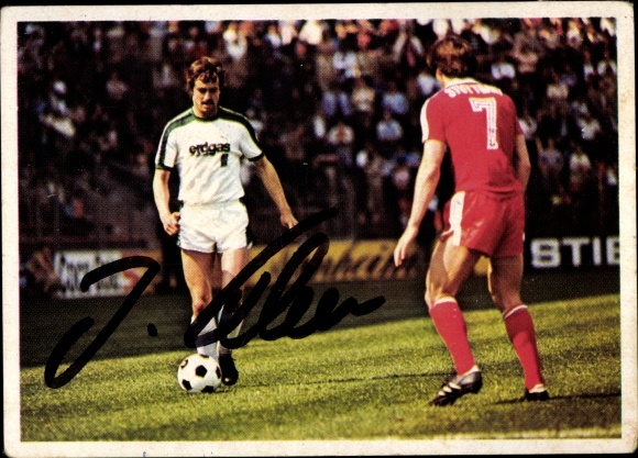 Obraz kolekcjonerski piłka nożna 1980/1981, zdjęcie nr 192, Fleer, Kelsch, Borussia Mönchengladbach