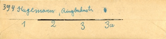 Kontaktabzug Fotos Berlin Tempelhof, Hagemann, Ringbahnstraße, Anhänger, 4 Fotos ca. 4x2 cm