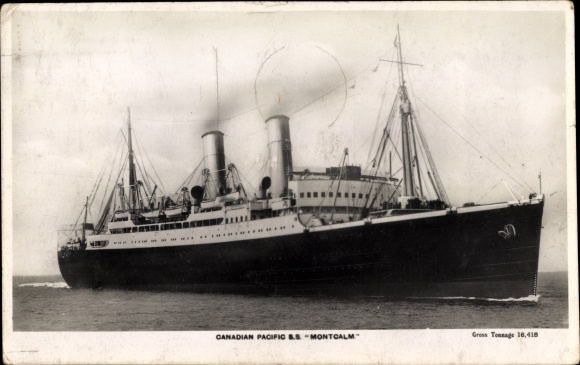 Ak Canadian Pacifil, SS Montcalm