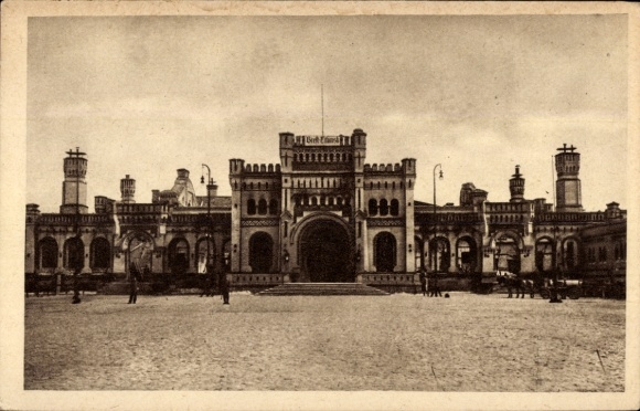 Postcard Brest Litovsk Belarus, Main Station