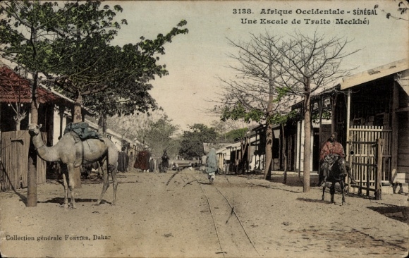CPA Méckhé Senegal, Une Escale de Traite