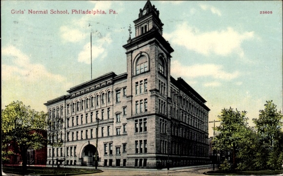 Ak Philadelphia Pennsylvania USA, Mädchenschule