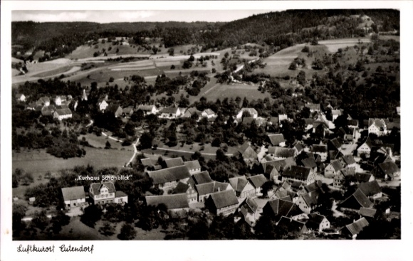 Ak Ak Eutendorf Gaildorf am Kocher Württemberg, Kurhaus Schönblick, Luftkurort  Landschaftsaufnah