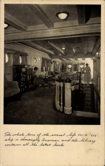 SS President Garfield, Verenigde Staten Lijnen, Lounge