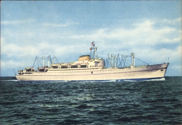 Postkaart Lloyd Triestino, MS Oceanië