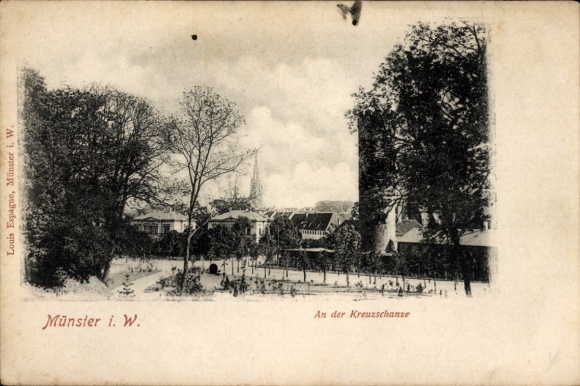 Ak Münster in Westfalen, An der Kreuzschanze