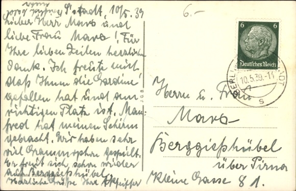 Postcard Berlin Spandau Siemensstadt, administration building, hero memorial stone