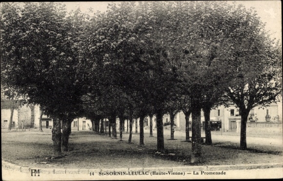 KP St. Sornin Leulac Haute Vienne, La Promenade, odcinek ulicy
