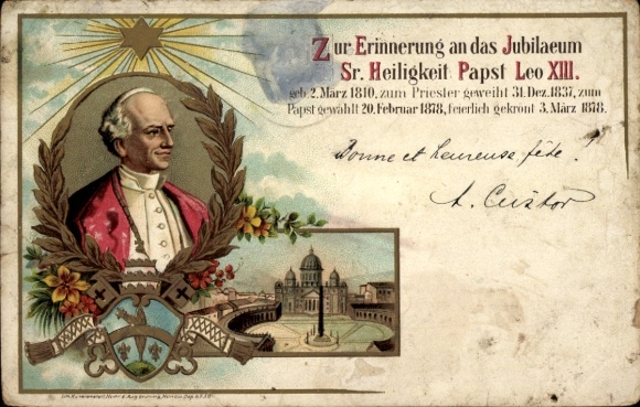 KP Watykan Rzym Lazio, papież Leon XIII.