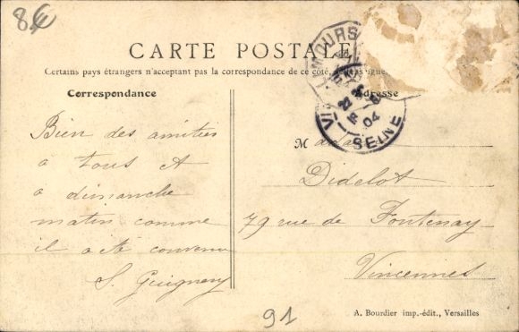 Postcard Lozere Essonne, Villas des Cotes