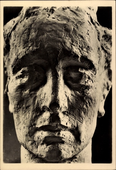Postcard Head Gabriel, Georg Kolbe