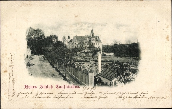 Ak Taufkirchen an der Vils Oberbayern, Neues Schloss