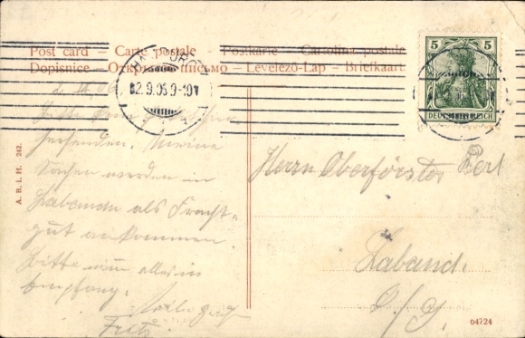 Postcard Hamburg Nord Eppendorf, General Hospital, Pavilion 10