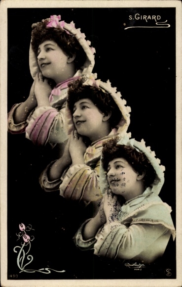 Ak Opernsängerin Juliette Simon-Girard, Portraits, Reutlinger