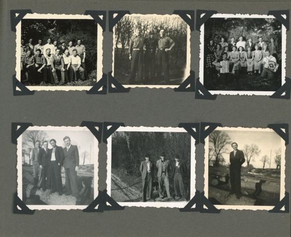 Photo Album Lübz in Mecklenburg, Policeman KVP, FDJ, Germany Meeting Pentecost 1950, Berlin