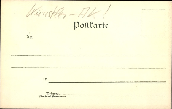 Litho Miesbach in de regio Oberland van Opper-Beieren, gezicht op de plaats, man, vrouw in klederdracht