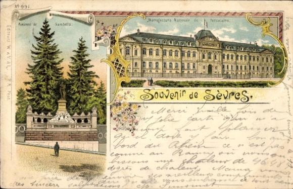 Chromo-Litho Sevres, porcelain manufactory