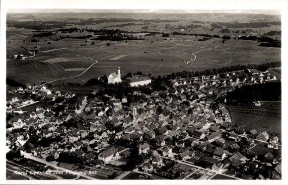 KP Marktoberdorf w Ostallgäu, zdjęcie lotnicze