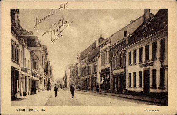 Ak Uerdingen Krefeld am Niederrhein, Oberstraße