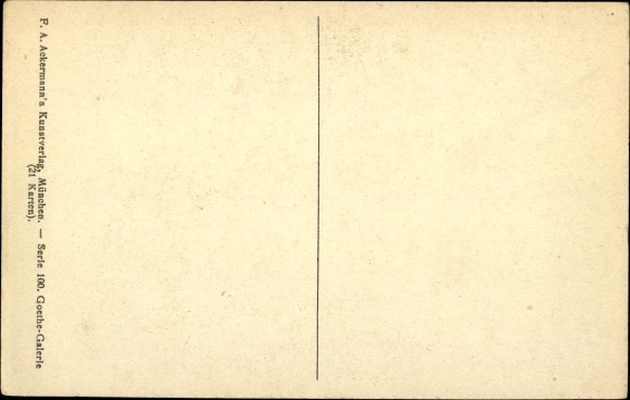 Artist Postcard Kaulbach, Clärchen, Woman loses balance