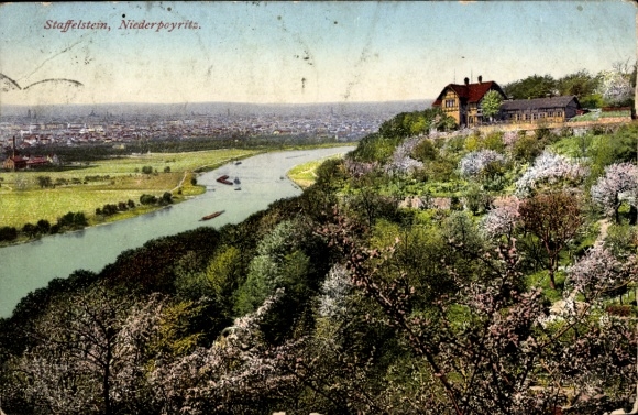 Ak Dresden Niederpoyritz, Staffelstein