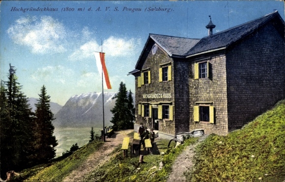 Postcard Sankt Johann im Pongau in Salzburg, Hochgründeck, Hochgründeck House