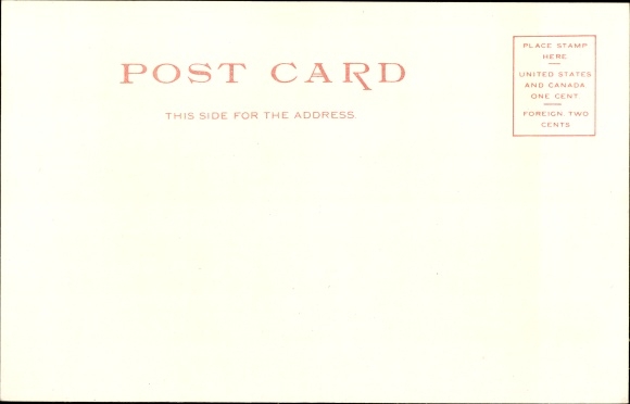 Postcard Salem Massachusetts USA, Town House Square