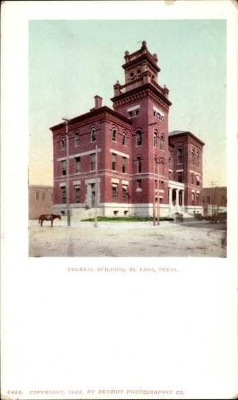 Ak El Paso Texas de V.S., Federaal Gebouw