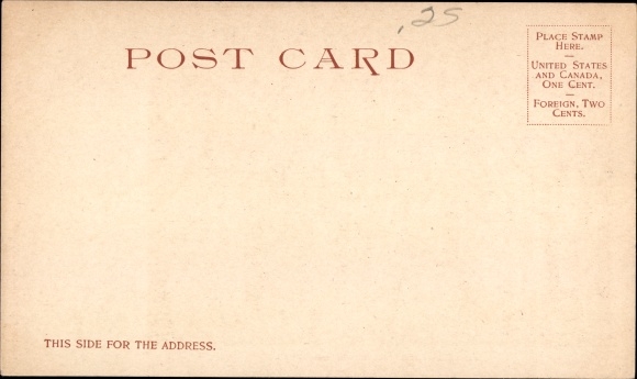 Briefkaart Baltimore Maryland de VS, St. Paul's Bisschoppelijke Kerk