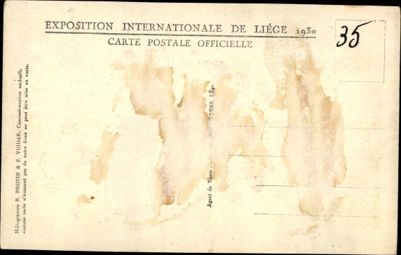 PC Liège Liège Wallonia, exposition, world exhibition 1930, Restaurant Pullman