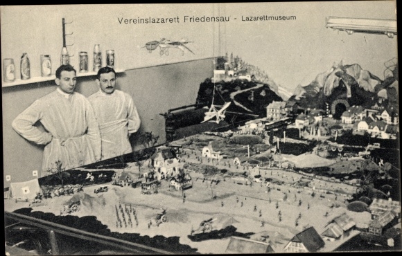 Ak Friedensau Möckern Jerichower Land, Vereinslazarett, Lazarettmuseum