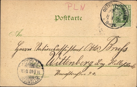 Chromo-Litho Chorzelin Osternothafen Świnoujście Swinemünde Pomerania, Restaurant Sanssouci, Brandenburg